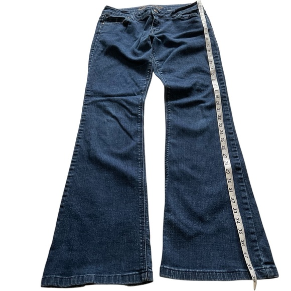 DELIA'S Bailey Boot Cut Jeans Dark Wash Denim Women’s Size 7/8R - Picture 11 of 12